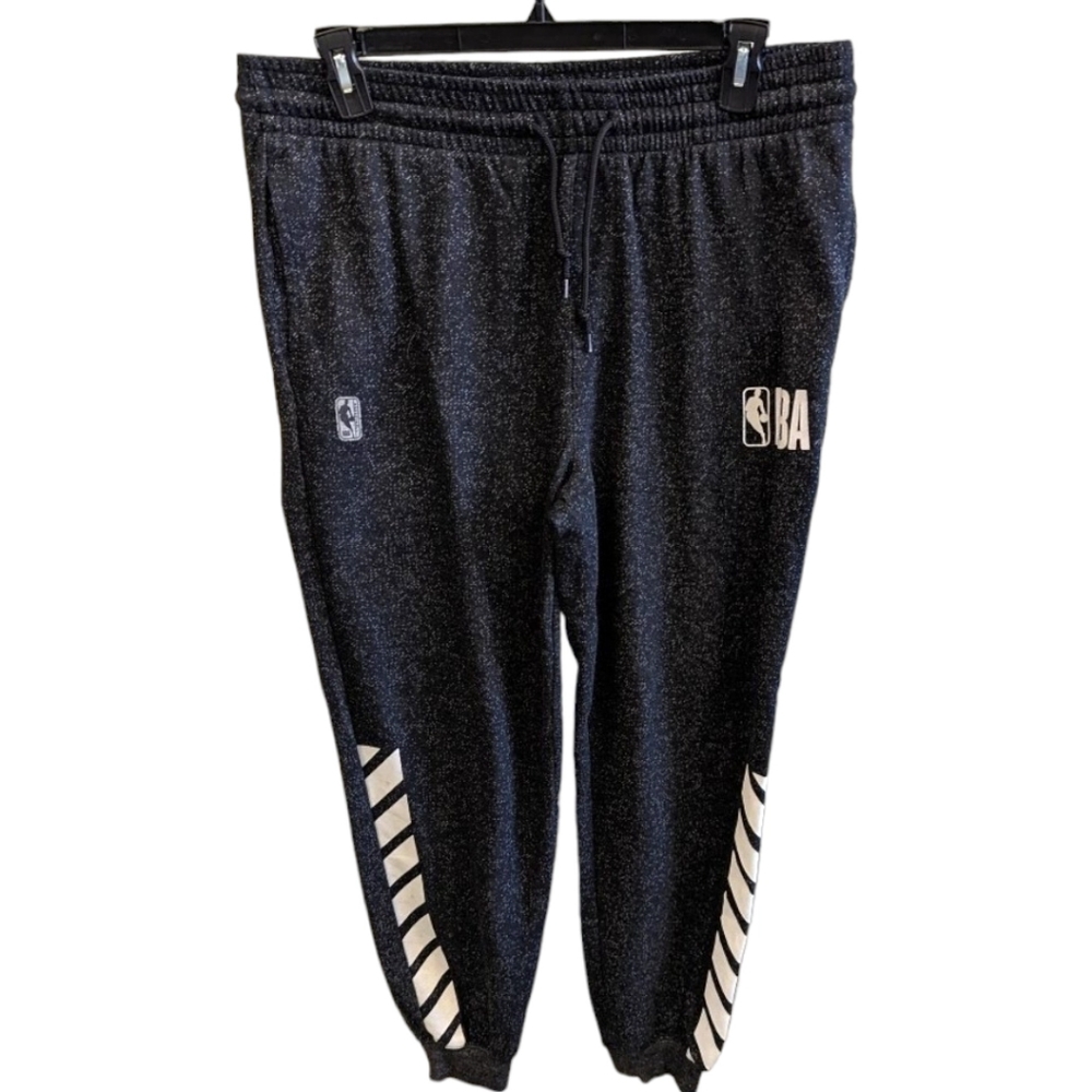 NBA Men’s Gray & White Sweatpants Joggers | Size XL